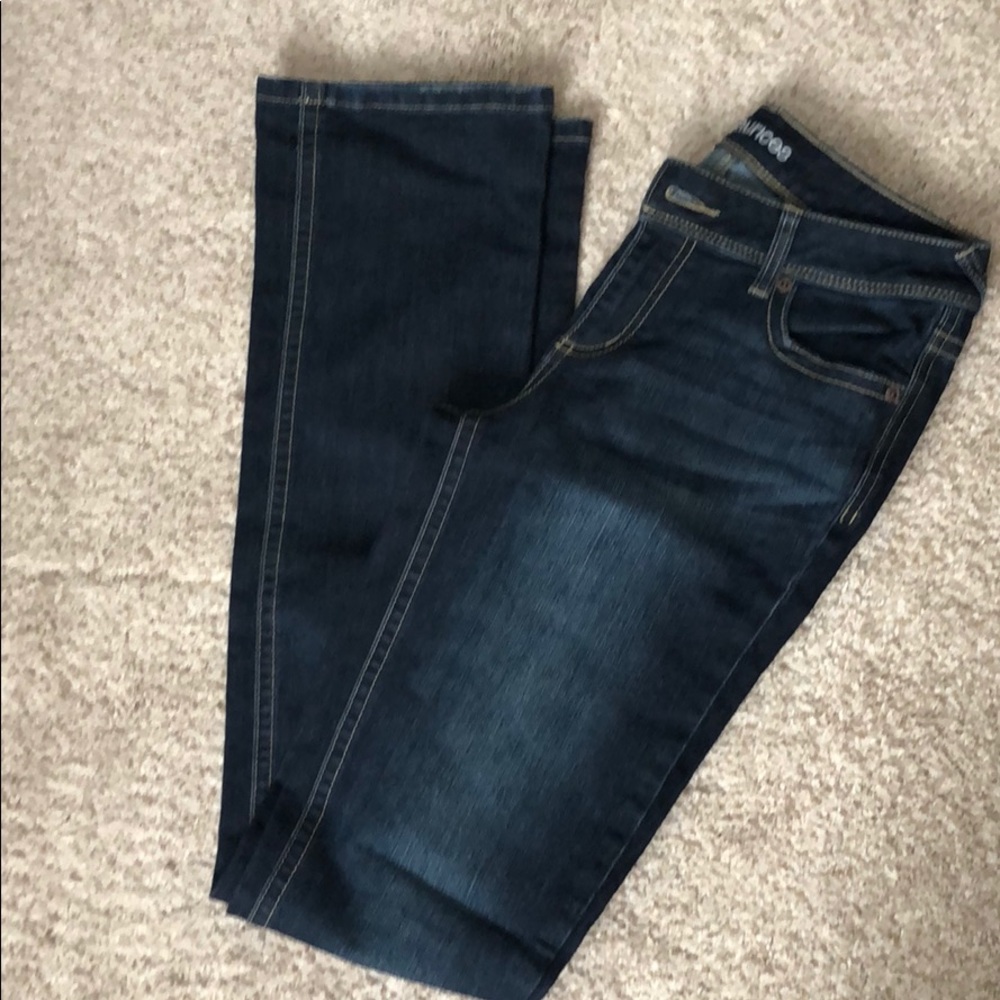 DenimFlex™ dark wash slim boot jean